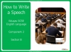 Eduqas GCSE English Language - Writing a Speech Teaching Resources (slide 1/69)